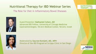 The Role for Diet in Inflammatory Bowel Diseases