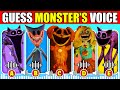 IMPOSSIBLE Guess The POPPY PLAYTIME CHAPTER 3 MONSTERS By their VOICE & EMOJI | The Smiling Critters