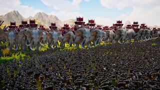 Sauron Mega Army VS Gandalf Mega Army ! Ultimate Epic Battle Simulator 2 - UEBS 2 Epic Warz