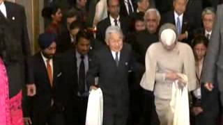 Emperor and Empress of Japan arrive in New Delhi