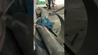 Plate Rolling Machine - មូរដែកសន្លឹក អោយចេញជា​ ទីបមូល​ ដេីម្បី​កាត់ធ្វេីកែងទុយោដែក