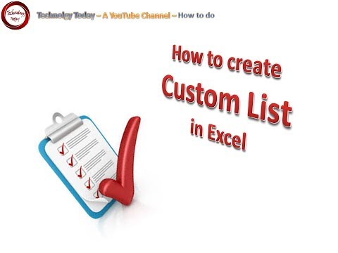 Prem-blog: How To Create Custom List In Excel