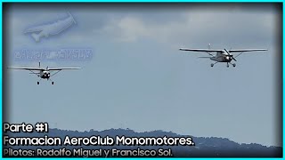 Formación Aeroclub Monomotores | Ilopango Airshow 2024