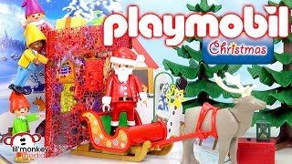 Playmobil Holiday Christmas Advent Calendars 2017! Santa's Workshop \u0026 More 3 Full Calendar Openings!