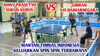 Dony Prasetyo Sukun Kudus vs Gibran S41 Banjarnegara ||| Turnamen Tenis Meja Suara Merdeka Wonosobo