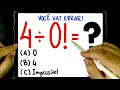 🔥 DIVISÃO POR ZERO FATORIAL BUGANTE, QUE NÃO É IMPOSSÍVEL! 😱 Você consegue resolver?