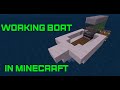 How To Build a Working Boat in Minecraft!!! #Minecraft #minecraftbuilding #Redstone