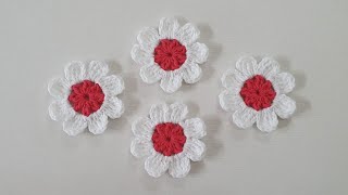 코바늘 꽃뜨기/초보용/ Crochet flower (beginner)