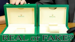 How To Spot A Fake Rolex Box - REAL vs FAKE Rolex Box