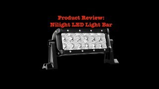 Product Review: Nilight 7.5 Inch 36w 3D Lens Flood LED Light Bar