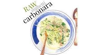 Vegan Raw Carbonara