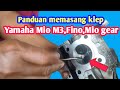 Cara pasang klep mio m3