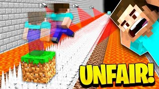 UNFAIR Minecraft Is Very DIFFICULT!!! And This Happened