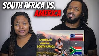 🇿🇦 African American Couple Reacts "SOUTH AFRICA VS. AMERICA: BIGGEST DIFFERENCES"
