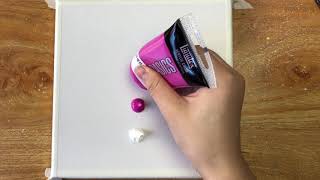 The Violet Starry Sky/Easy Acrylic Painting For Beginners Step by Step #115