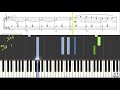 Learn Gymnopedie No. 1 by Erik Satie - Piano Practice Video