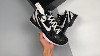 莆田純原版本 科比6代 黑曼巴永恒 Nike Zoom Kobe 6 Protro Mambacita 黑白 ZK6 低幫實戰籃球鞋 CW2190-002 莆田純原貨源