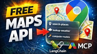 Google’s FREE Maps MCP Server 🔥 Build AI Agents for Places, Weather & Routes (LangChain Tutorial)