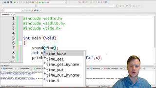 20. C Programming - Function Libraries, Random Numbers