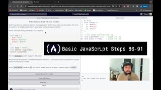 freeCodeCamp | JavaScript Algorithms & Data Structures | Basic JavaScript | Steps 86 - 91