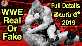 WWE Real Or Fake Telugu Lo / WWE Fake Or Real In Telugu 2019