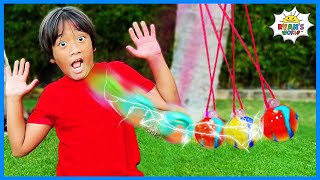 DIY How to make Easy Newton's Cradle at home for kids!