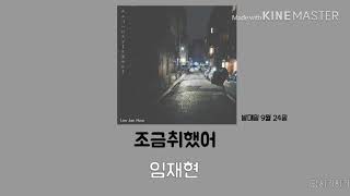 임재현-조금취했어(노래가사)