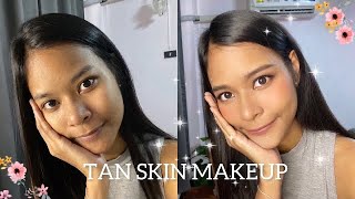 แต่งหน้าสาวผิวแทน Tan skin makeup | Boomii Channel