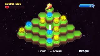 Q-bert Rebooted PS4 gameplay. Let's play demo.