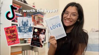 READING HYPED BOOKTOK BOOKS👀📖 are they worth the hype?