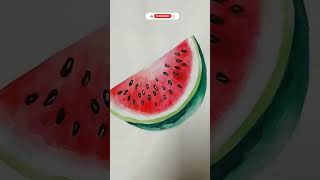 Watermelon Drawing #shorts #ytshorts #viralvideo #trending