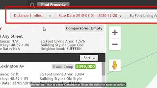 Comparable Sales Search Tool
