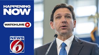 Gov. Ron DeSantis holds news conference in Tallahassee