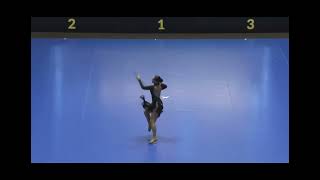 Anaïs Dias (FRA) Junior Women Final World Baton Twirling Championship Turin 2022