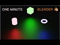 How to Add Glow Effect on any Object in Blender in One Minute | Blender Tutorial