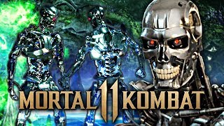 Mortal Kombat 11 - Terminator T-800 Endoskeleton Mirror Match!!