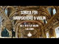 Sonata for Harpshichord and Violin No.1 in Bb Major by Joseph Bologne, Chevalier de Saint-Georges: