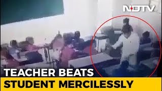 Caught On Video: Rajasthan Teacher Beats Student Mercilessly, He Fainted