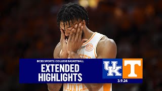 No. 15 Kentucky at No. 4 Tennessee: College Basketball Extended Highlights I CBS Sports