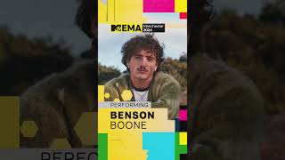 Trying not to cry but Benson Boone is performing at the 2024 MTV EMAs 🥹🥹