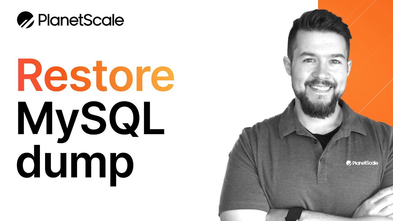 Restore Mysql Dumps To Planetscale Youtube