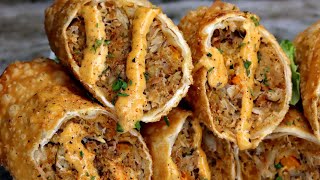 The Best Crab Cake Egg Rolls | This is so Good