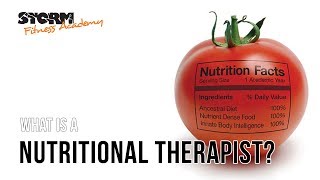 What is a nutritional therapist? | Storm Fitness Academy