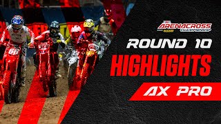 Arenacross Round #10 AX Pro Highlights | Prescott Valley, AZ