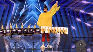 America's Got Talent   Drumstick the Chicken Drummer