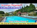 GIVEAWAY MENGINAP‼️ Villa BARU & MEWAH, Dekat Taman Safari, Muat Bus Besar || VILLA HOMEY PUNCAK