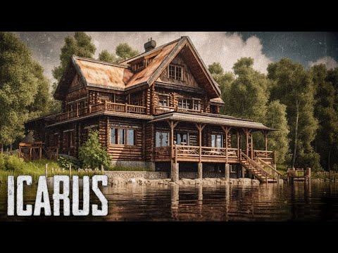 Building The ULTIMATE Survival Cabin on the Lake Icarus