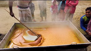 বরিশাল অঞ্চলের ঐতিহ্যবাহী খেজুরগুড় বানানোর পদ্ধতি। How to make date palm Barishal ।। Normal Food