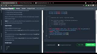 Day 2 challenge Operators HackerRank
