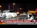 Human Smuggling Pursuit leads to a crash in West El Paso